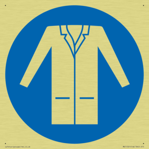 Custom Mandatory: Wear a lab coat